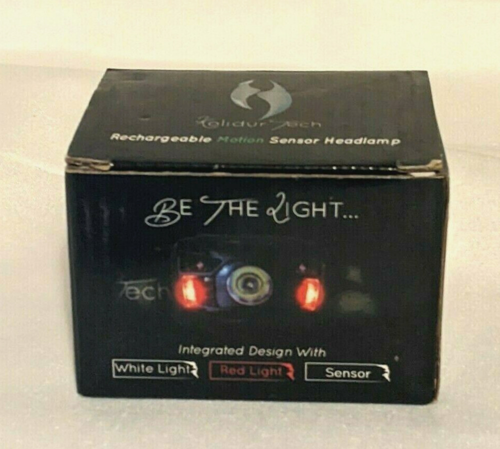 Kolidur-Tech Rechargeable Motion Sensor Headlamp